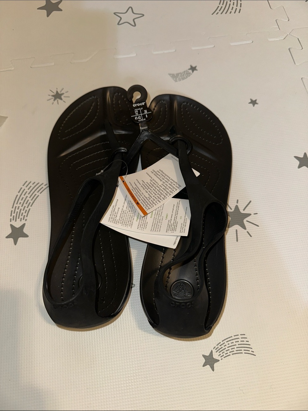 CROCS Black Women's Slingback Flip Sandals